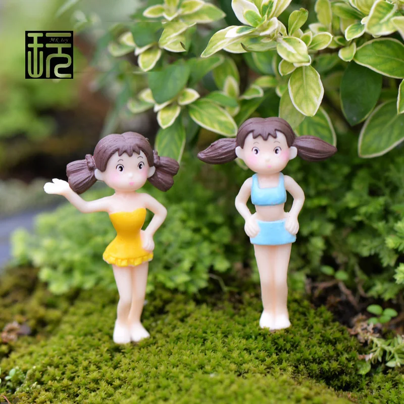 Multi styles Summer Girls Beach Bikini May Terrarium Figurines Fairy
