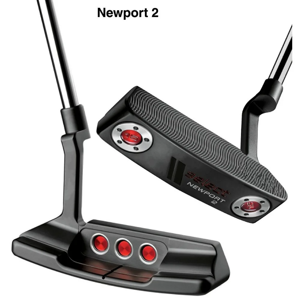 2015 New CNC Black NEWPORT 2 PUtter 33/34/35 Length Steel shaft golf