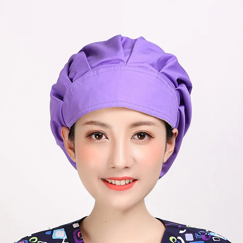 Doctor Scrub Caps Women's Surgical Hats with Sweatband Inner for Women