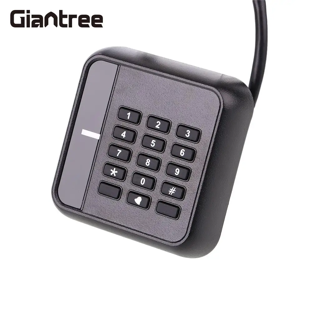 

Access ID IC Card Reader Waterproof Factory Home Secure System Plastic Black