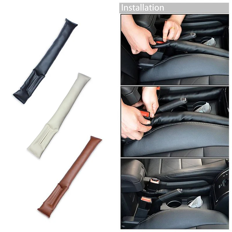 Car Seat Hand Brake Gap Holster Spacer Filler Padding Auto Cleaner Plug Stopper (12