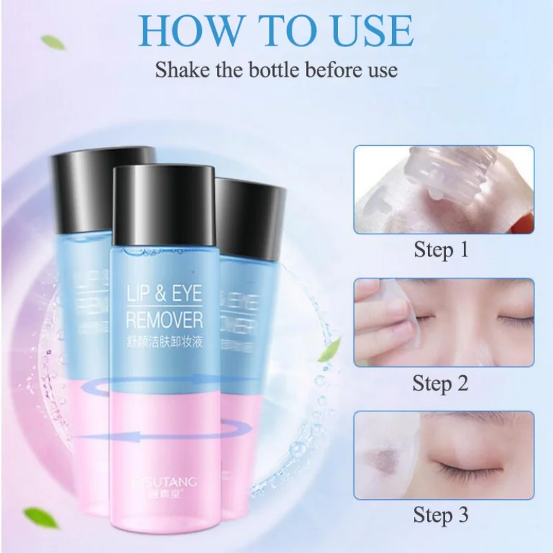 60ml Useful Makeup Cosmetic Remover Aloe Oil Makeup Remover Liquid Skin Care Deep Clean Water Skin Care 60ml Useful Makeup Cosmetic Remover Aloe Oil Makeup Remover Liquid Skin Care Deep Clean Water Skin Care