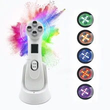LED Photon Skin Rejuvenation EMS Mesotherapy Electroporation Facial RF Radio Frequency Skin Care Tighten Lifting Massage Machine