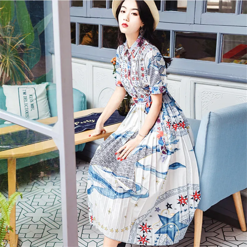 

2018 High Quality Explosions Leisure matching Dresses Women short Spring Summer Casual Dress