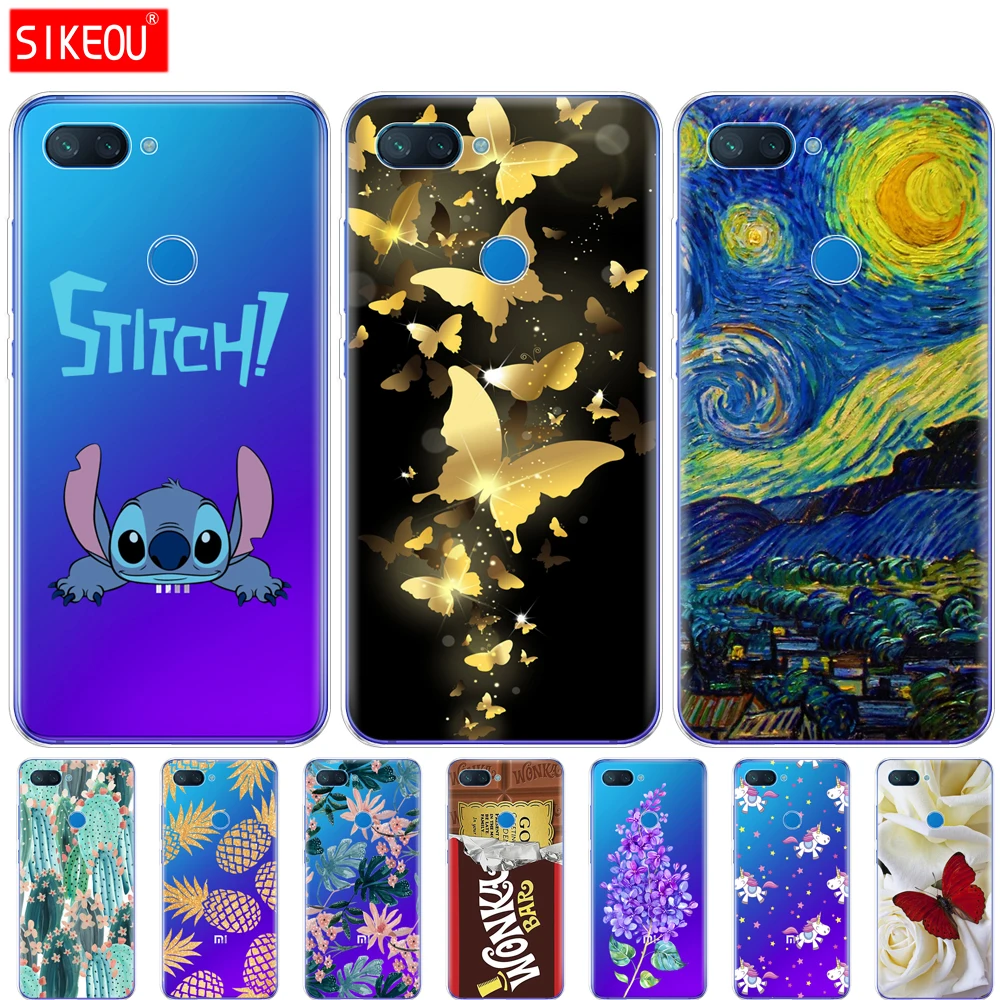 

Silicone case For Xiaomi mi 8 LITE Case 6.26 inch clear soft TPU cover For Xiaomi mi 8 lite phone For Xiaomi mi8 coque capa bag