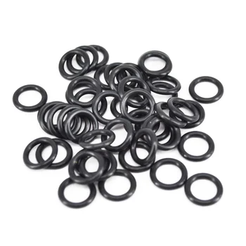 

100pcs Carp Fishing Tackle Rubber O Rings Black For Fishing Bite Alarms, Rod Pods, Bars Pack of 100pcs