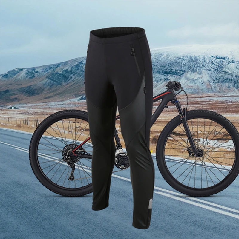 

Santic Cycling Pants Downhill Medias De Ciclismo Mens Warm Winter Pants Reflective Pants Pantalon MTB bike pan 4093