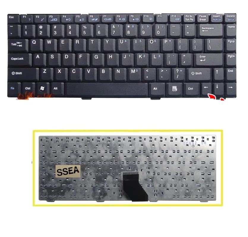 SSEA New Laptop US Keyboard English for BENQ R43 R43C R43CE R43CF Q41 photo