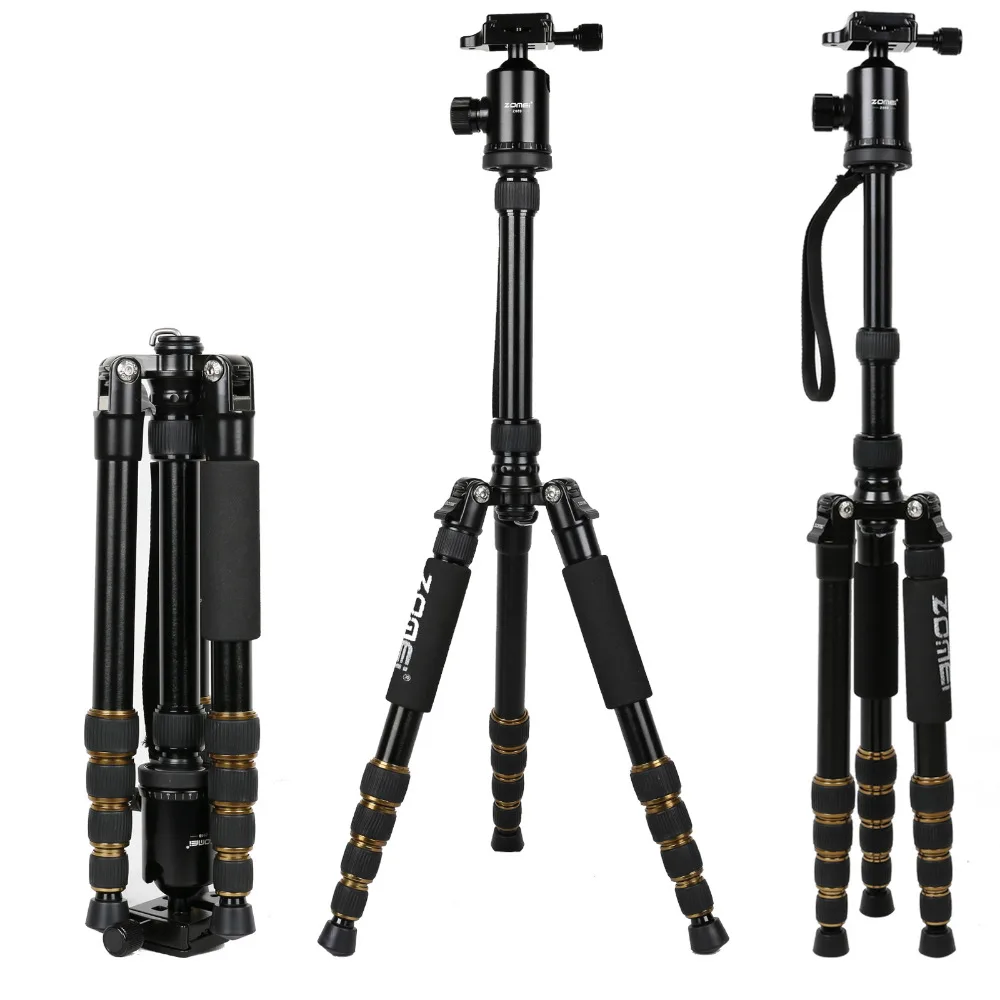 Zomei Z699 tripod Professional SLR camera aluminum portable travel tripod Stand Monopod&Ball head for Canon, Nikon, Sony Zomei Z699 tripod Professional SLR camera aluminum portable travel tripod Stand Monopod&Ball head for Canon, Nikon, Sony