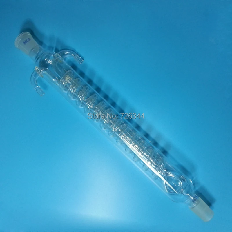 300mm Lab Glass Graham Reflux Condenser Distiller Borosilicate 3.3