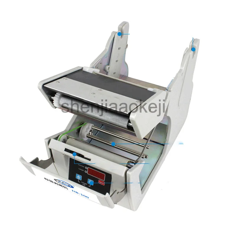 Automatic Label Separator HB-100 digital display automatic stripping machine  self-adhesive bar code label stripping machine 1pc