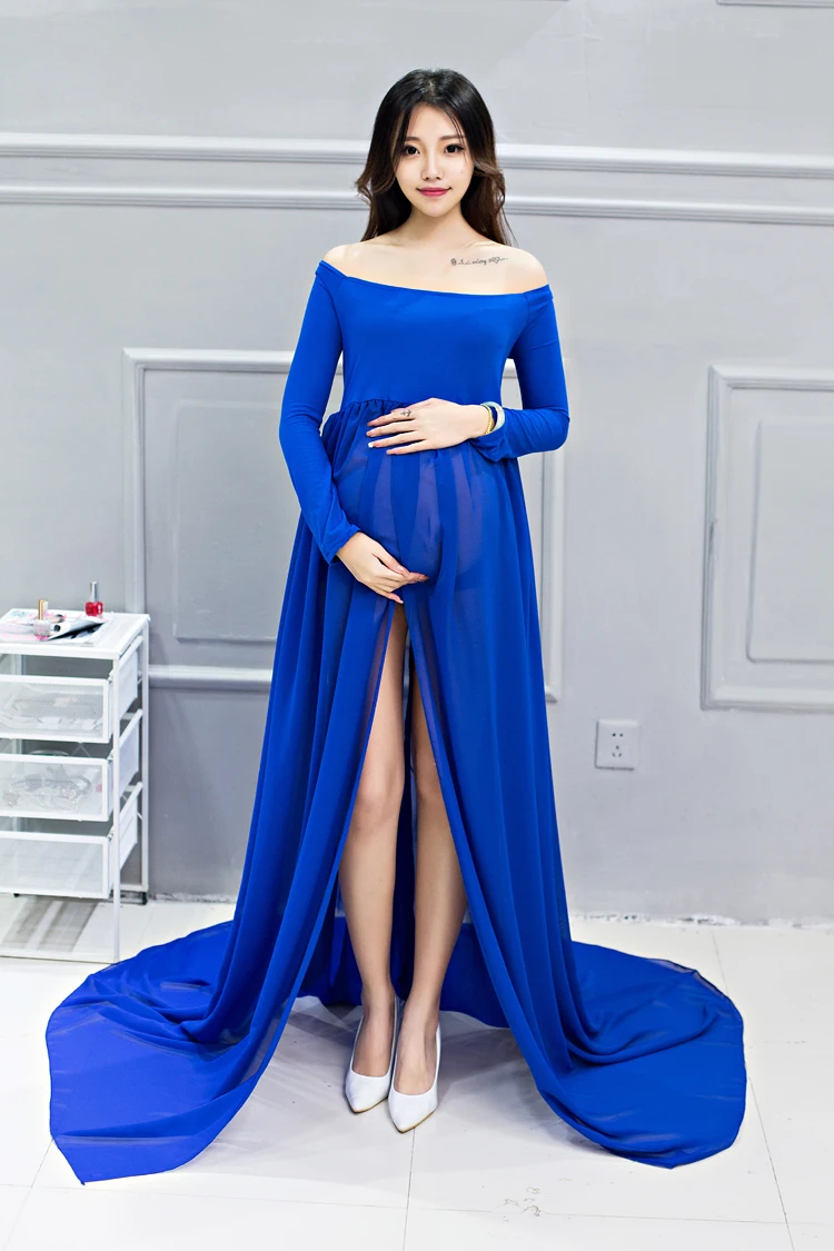 2017 Hot Sale Maternity Dress for Photo Shoot Maxi ...