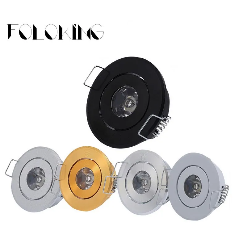 

10pcs 1W 3W 6W MINI Round High Power LED Recessed Ceiling Down Light Lamps LED Downlights for Living Room Cabinet Bedroom