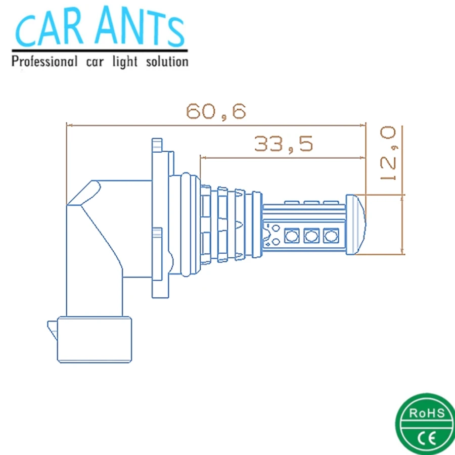 Автомобильные противотуманные фары ants Plug n Play 30W H10 1400lm автомобильные запчасти
