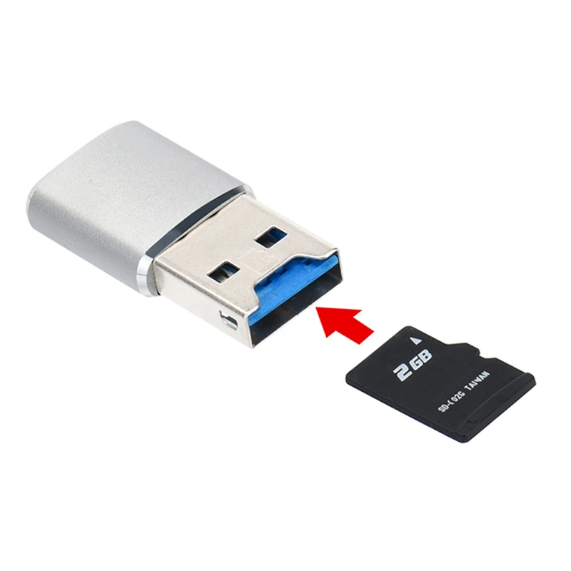 Мини USB 3,0 Многофункциональный кард-ридер Plug and Play высокая скорость 5 Гбит/с USB карта адаптер Макс 128 ГБ для TF карты Micro SD/SDXC