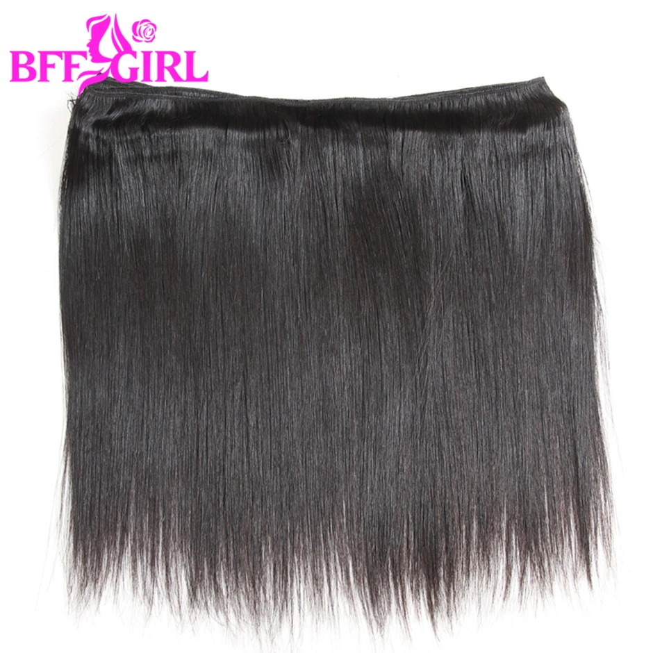 Brazilian Straight Hair Bundles BFF GIRL 100% Human Hair 3/4 PC Bundles Natural Color Weaving Bundles Remy Hair Extensions