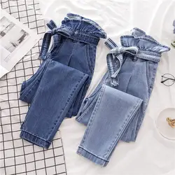 YOFEAI новые 2019 джинсы Для женщин Мода Высокая Талия Джинсы скинни Для женщин джинсовые узкие брюки Для женщин обтягивающие джинсы плюс