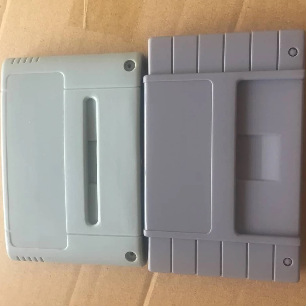 Замена игрового картриджа пластиковая оболочка для SNES игровая консоль карта 16 бит игровая Карта Оболочка(США/JP/ЕС версия