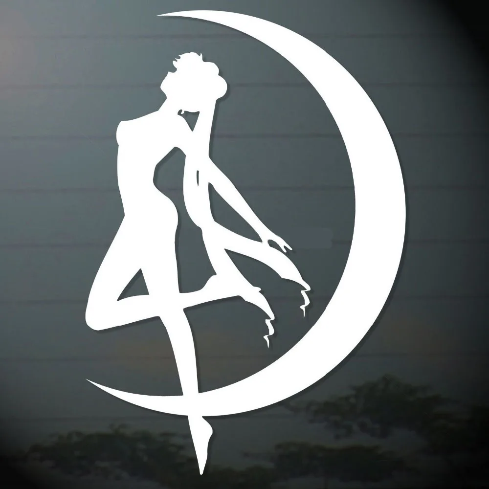 car styling Reflective Waterproof car stickers SAILOR MOON CAR WINDOW