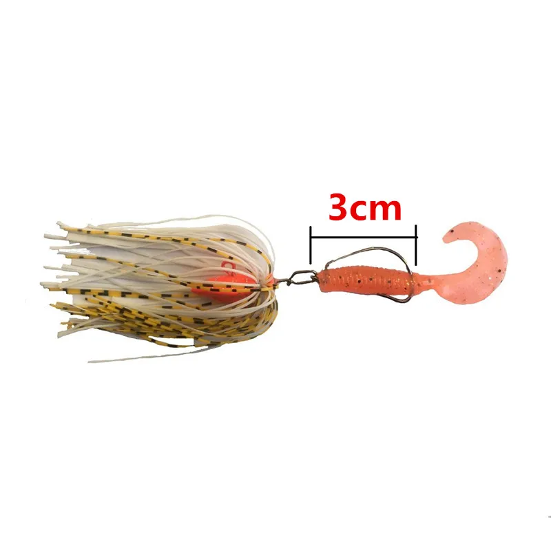 Fishing hook 1pcs 13.2g Lead Head Jigging Hook crank hook lure Worm Pesca for Soft Bait Jig Head Skirt Beard Lure Fishing Tackle