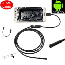 Последним 5.5 мм 6 Светодиодов Android Смартфон USB Эндоскоп IP67 Водонепроницаемый OTG Андроид Осмотр Камера С 3.5 М Кабеля бороскоп