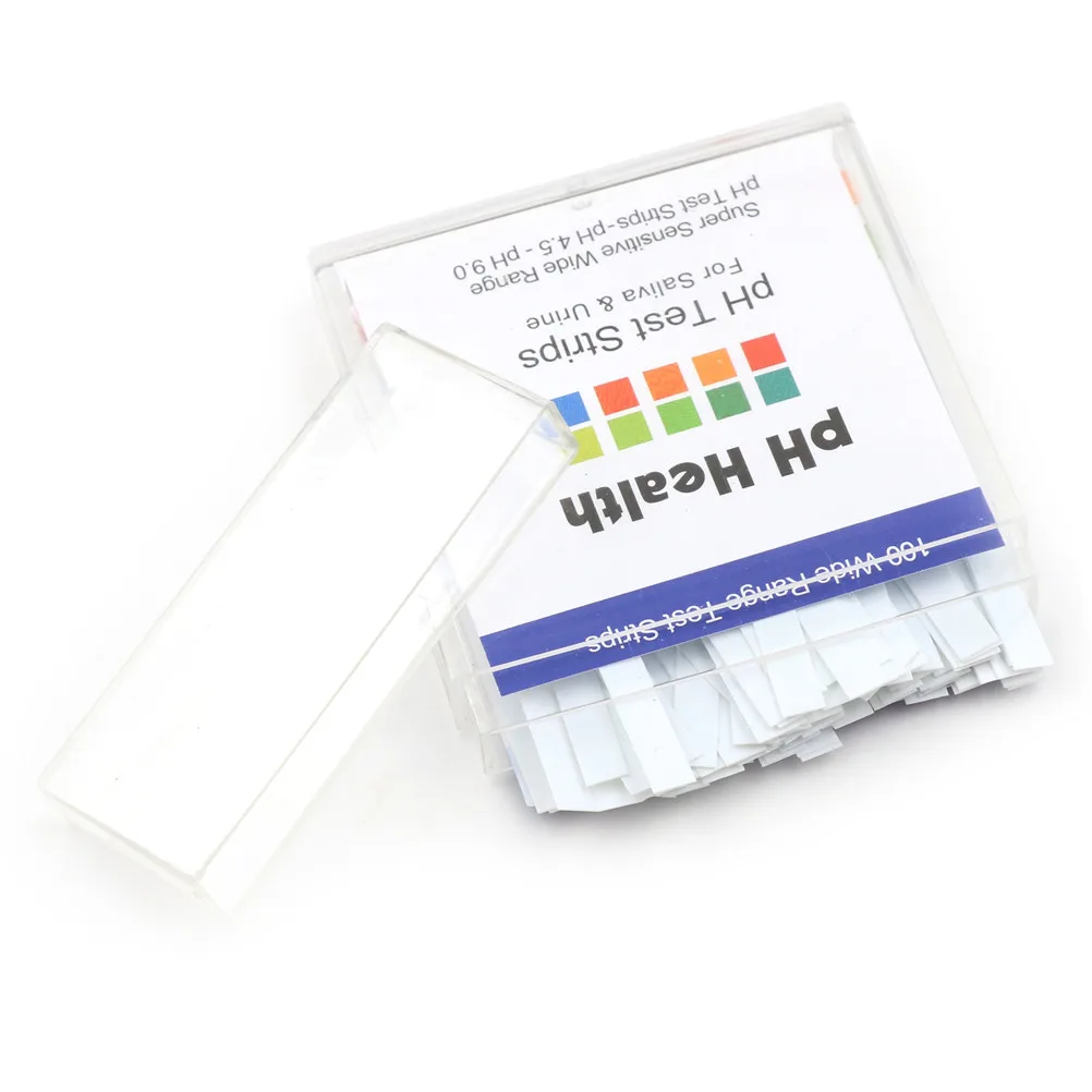 100 Strips PH Test Paper Precision PH Human Acid Test Paper 4.5-9.0 Two-color Urine Saliva Preparation Test Paper