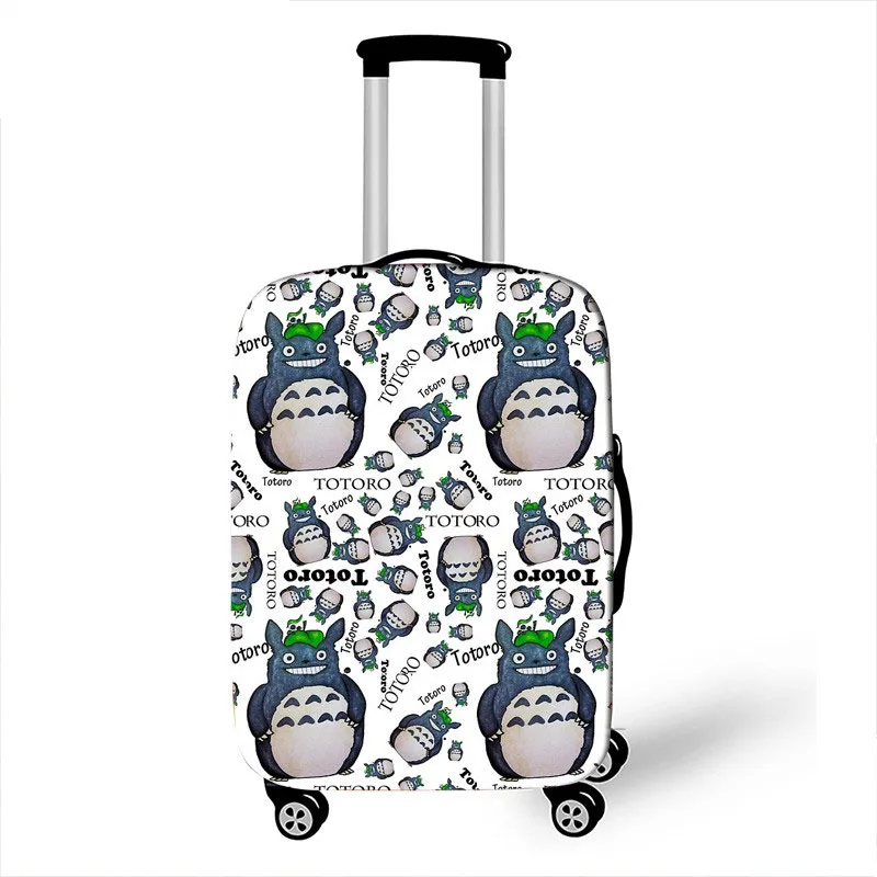 18-32 Inch Anime Tonari no Totoro Travel Accessories Luggage Cover for Girls Boys Suitcase Protective Cover Elastic Trolley Bag