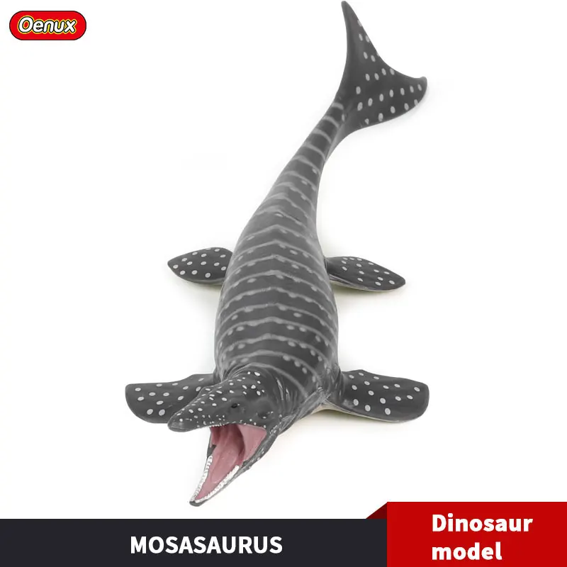 

Oenux New Classic Sea Life Mosasaurus Simulation Jurassic Dinosaurs Animals Model Action Figures Educational Toy For Kids Gift