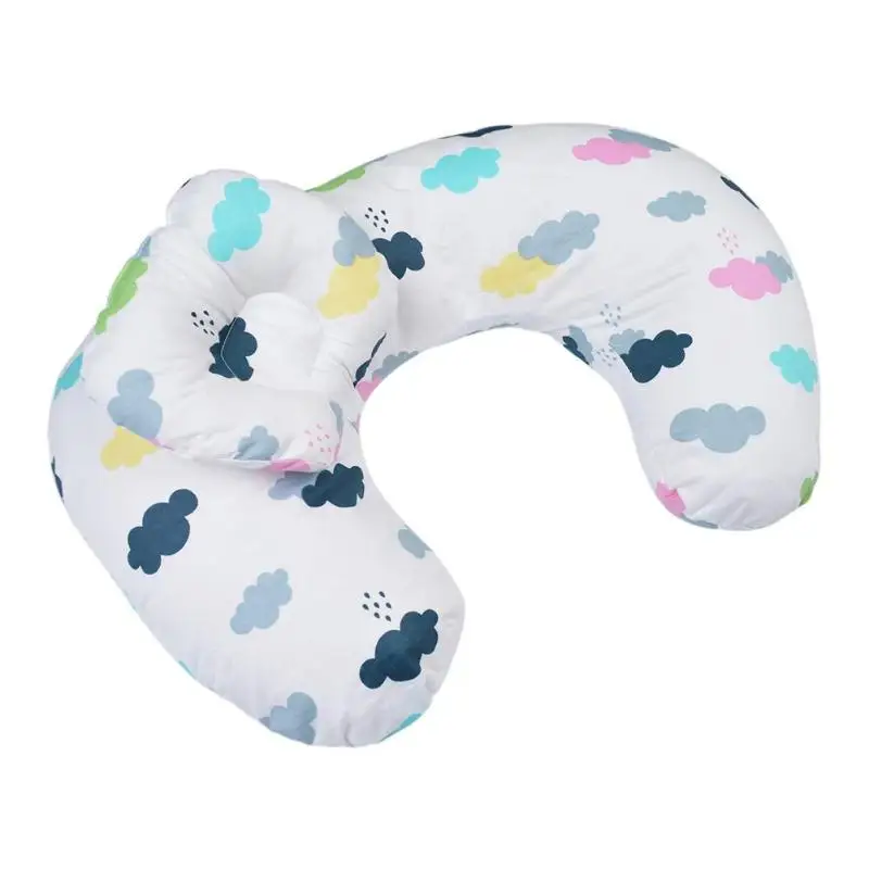 2pcs/set Baby Room Decor Pillows Adjustable Newborn Nursing Cotton Feeding Waist Cushion Maternity Baby Breastfeeding - Цвет: C