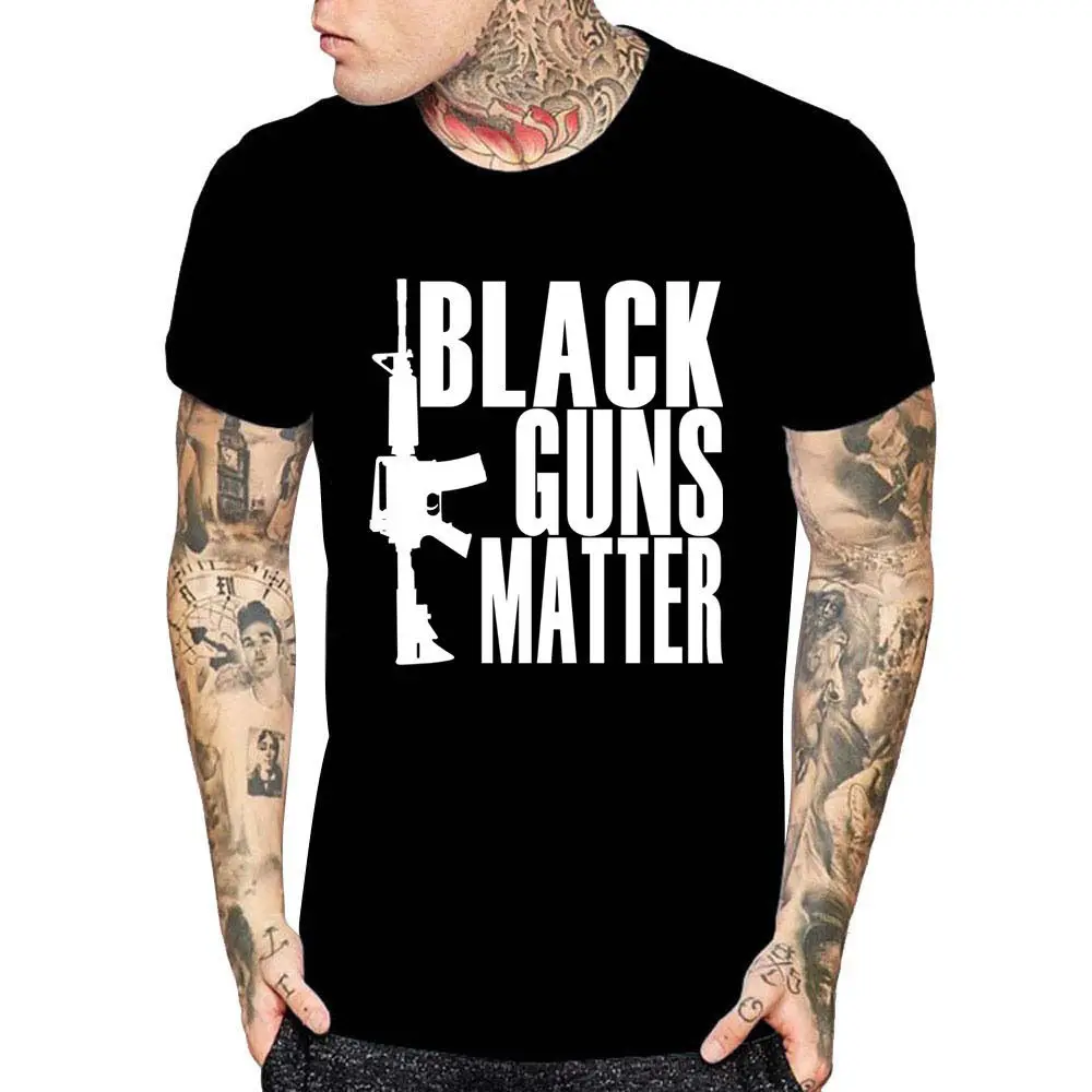 Black Guns Matter T Shirt , Lives 2nd Amendment Firearm Rights Ar-15 Ak