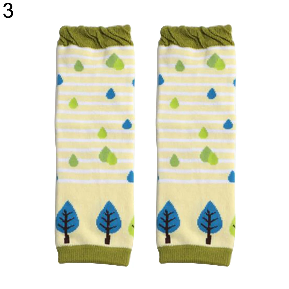 Зимние гетры для маленьких мальчиков и девочек, полосатые носки до колена с принтом в горошек - Цвет: 3