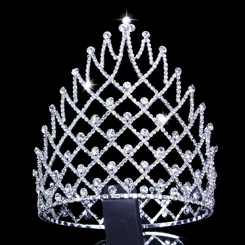 StoneFans Tiaras and Crowns Bridal for Women Diamante Queen Big Crown