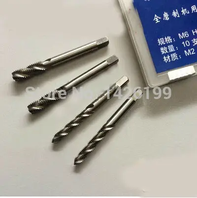 Free Shipping 10Pcs TG M8*1 high speed steel machine screw tap spiral groove machine screw tap