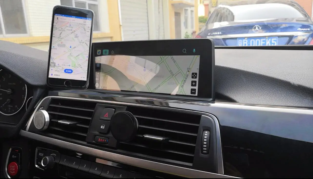 Послепродажный беспроводной CarPlay коробка для BMW NBT системы BMW X1 F48 Поддержка камеры заднего вида Android авто