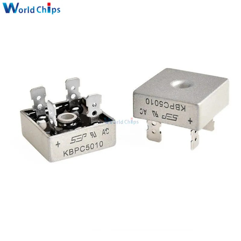 Diode Bridge Rectifier 1PCS KBPC5010 50A 1000V Diode Bridge Rectifier Diode KBPC 5010 Power Rectifier Electronic Componentes