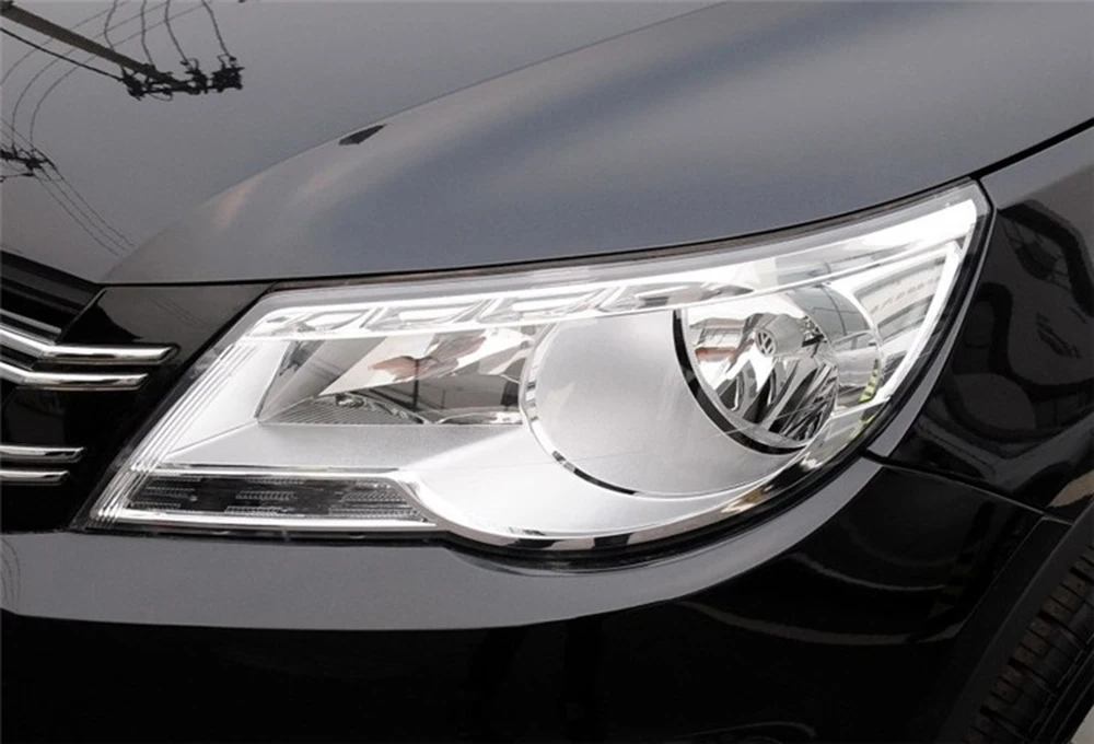 Для Volkswagen VW Tiguan 2009 2010 2011 2012 Автомобильная фара с прозрачными линзами