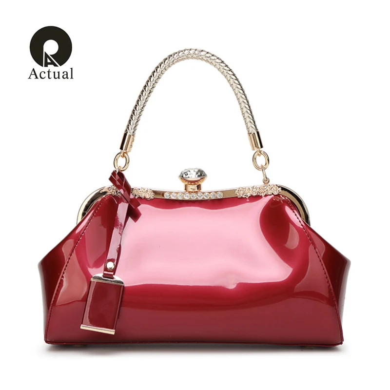 

Actual Women Glossy Tote High Quality Crossbody Bag Female Patent Leather Handbags Ladies Hot Sale Shoulder Bag Messenger Bags