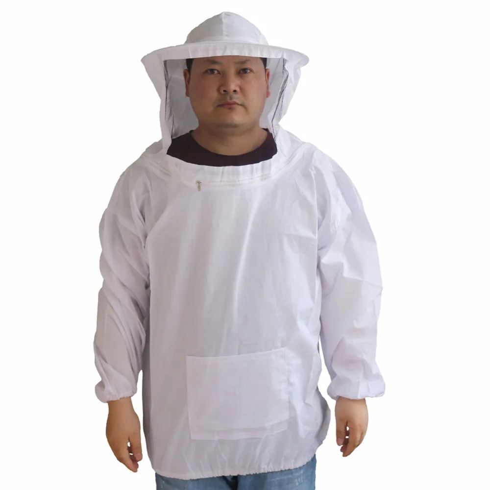 Защитная одежда пчеловода с черной вуалью и шляпой, белая пчела, насекомые, принадлежности для кормления, инструменты для пчеловодства