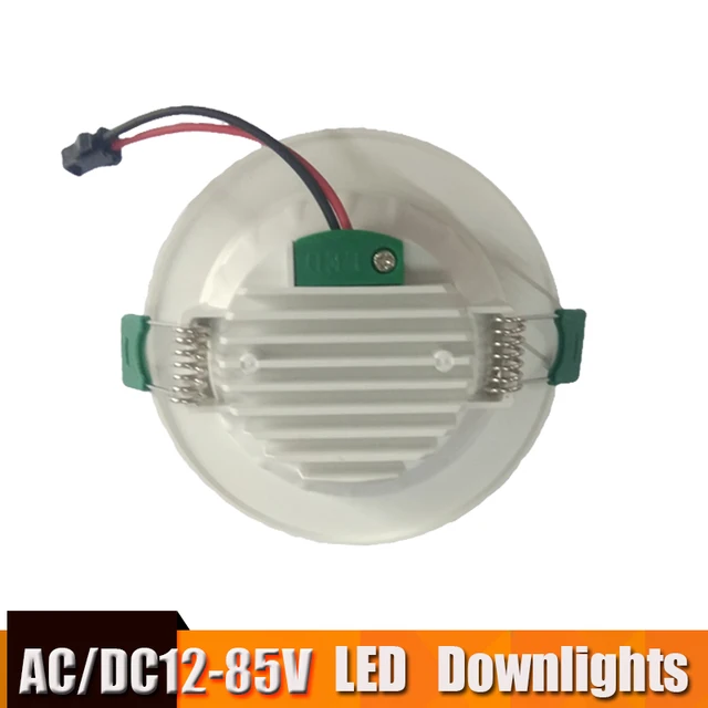 Led Panel Light Led Ceiling Downlight 12v 24v 36v 48v Recessed Round Lamp 18w 15w 12w 9w Led Lights For Home Kitchen Spot Light