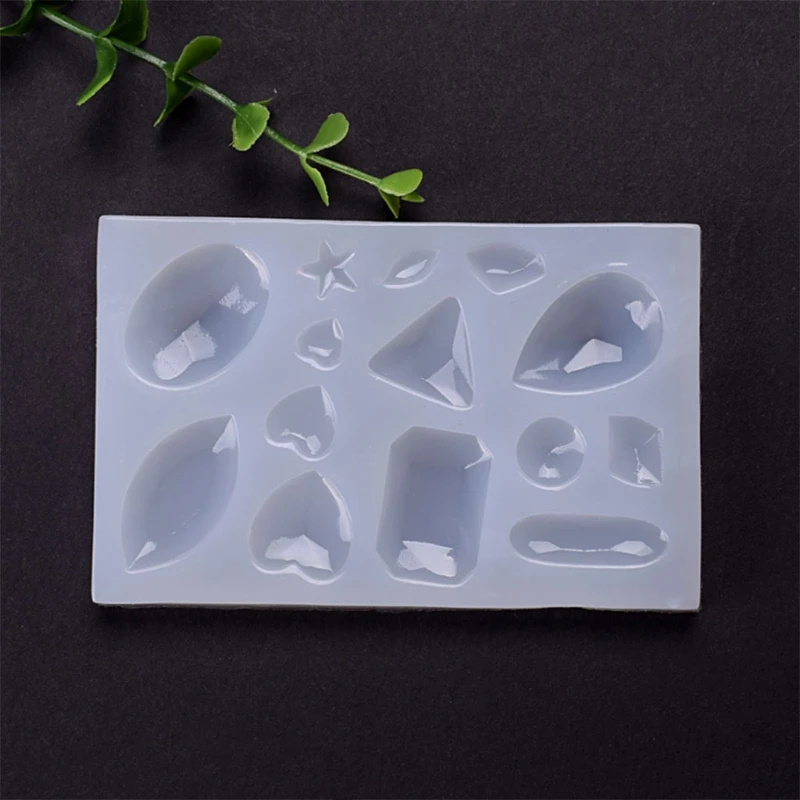 

Silicone Mold For DIY Jewelry Making Pendant Stone Crafts Decorative Epoxy Resin Molds