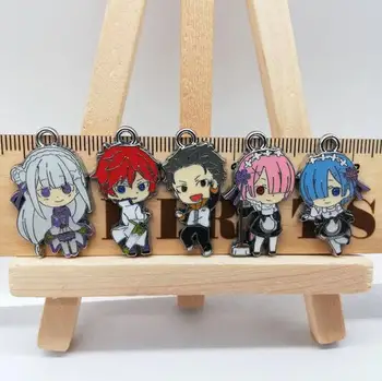 

New 50 pcs Cartoon Japanese Anime Re:Life in a different world Charm Pendants DIY Jewelry Making