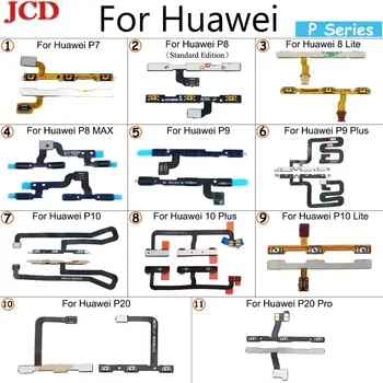

JCD Volume On OFF Button Power Flex Cable For Huawei P7 P8 P8 Lite P8 MAX P9 P9 Plus P10 Lite P10 Plus P20 P20 Pro Power Flex