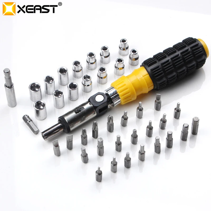 

41pcs bit and socket set Wrench Set Hand Socket Set Screwdriver set for Car bicycle Repair