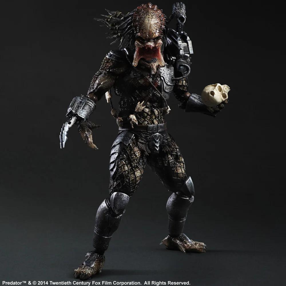 Huong Movie Figure 27 см Alien Hunter Primevil Play Arts Kai Generation 2 хищник, ПВХ фигурка коллекционная игрушка модель