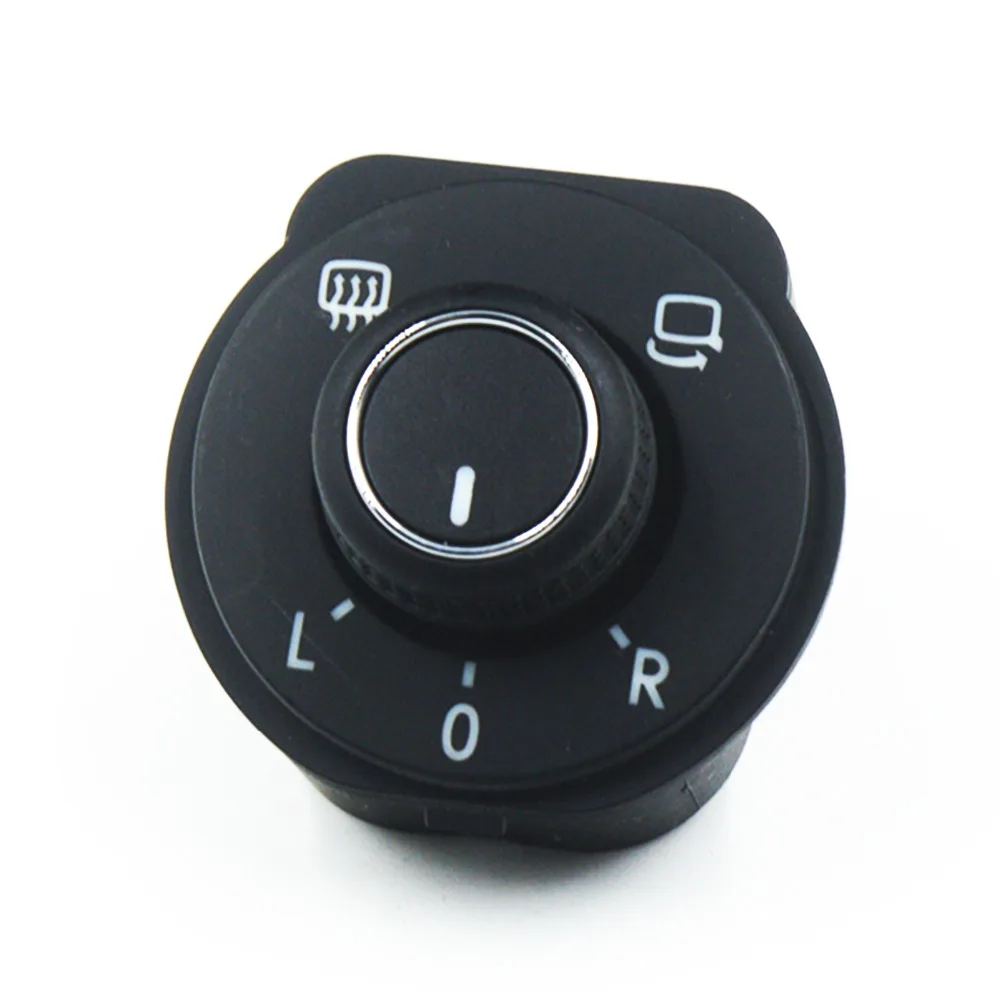 

Rear View Side Mirror Switch Control Adjust Knob with fold and heating and For Volkswagen VW Polo 6R 2011-2016 6RD959565D