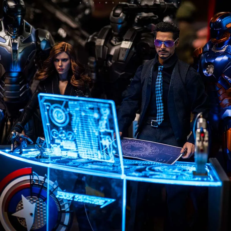 Игрушка mnotht коробка 1/6 отладочная сцена верстак Железный человек выставочный стол для 12in игровая фигурка военного игрушки коллекция m3n
