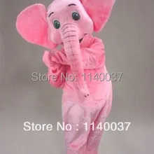 Маскоты мисс розовый слон Маскоты костюм прекрасный розовый слон животных Маскоты te костюм нарядное платье