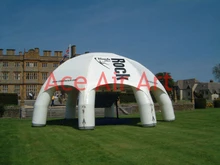 8m diameter white inflatable party tent spider canopy maruqee blow up dome tent for carnival