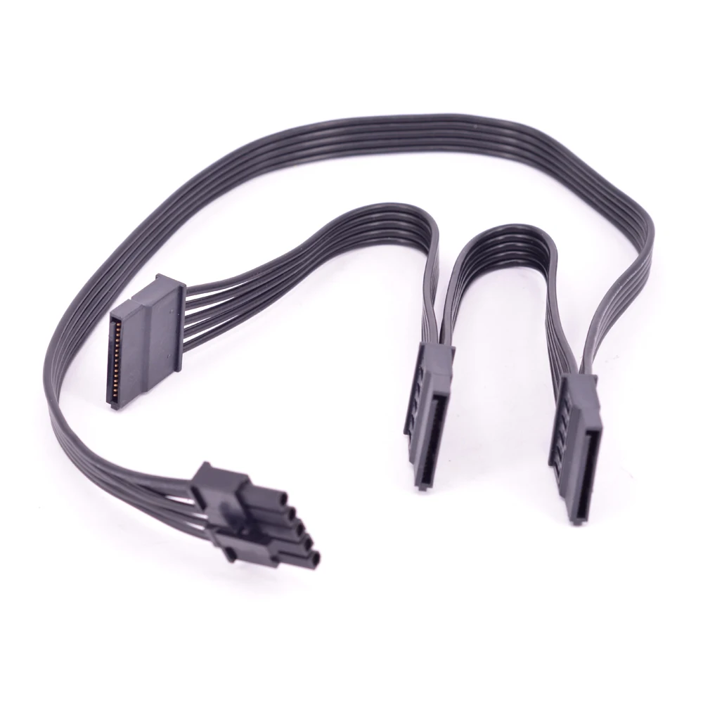 Cabo de Alimentação para Cooler Master gm Series G750m G650m G550m Modular Psu de Pinos para Portas Ângulo Reto Sata - Imagem 2