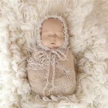 Хаки, кружевное покрывало для новорожденных, шляпа, набор,, винтажный мохер, детское одеяло для пеленания девочек, фон, слой, реквизит для фотосъемки